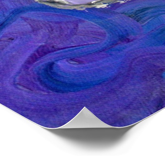 Poster d'art Purple Angel Imprimer (Coin)