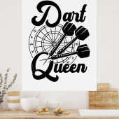 Poster Dart Queen (Cuisine)