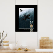 Poster d'art RAIN SPIRITS (Cuisine)