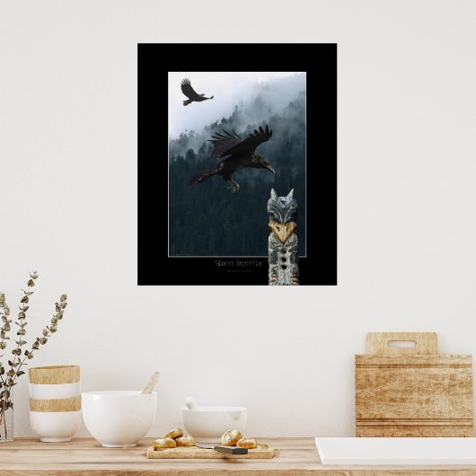 Poster d'art RAIN SPIRITS (Cuisine)