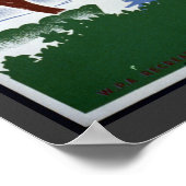 Poster d'art Randonnée vintage (Coin)