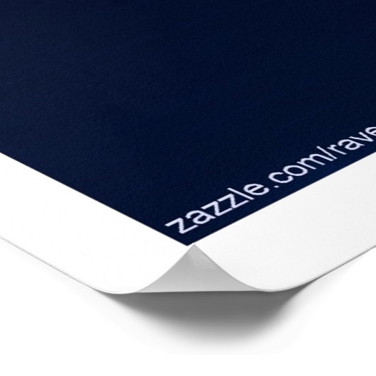 Poster d'art RED HAWK MOON II (Coin)