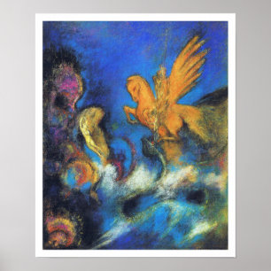 Poster d'art Redon : Roger & Angelica 2