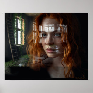 Poster d'art "Reflet Windows" Imprimer Katty Pulsa