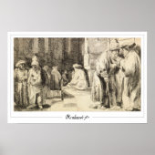 Poster d'art Rembrandt van Rijn Zedign #117 (Devant)