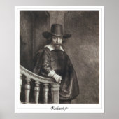 Poster d'art Rembrandt van Rijn Zedign #129 (Devant)