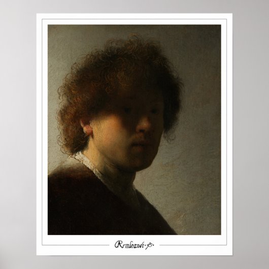 Poster d'art Rembrandt van Rijn Zedign #18 (Devant)