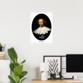 Poster d'art Rembrandt van Rijn Zedign #252 (Bureau à domicile)