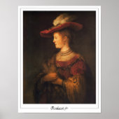 Poster d'art Rembrandt van Rijn Zedign #27 (Devant)