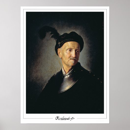 Poster d'art Rembrandt van Rijn Zedign #284 (Devant)