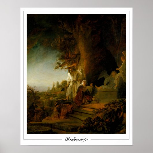 Poster d'art Rembrandt van Rijn Zedign #32 (Devant)