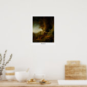 Poster d'art Rembrandt van Rijn Zedign #32 (Cuisine)