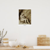 Poster d'art Rembrandt van Rijn Zedign #443 (Cuisine)