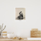 Poster d'art Rembrandt van Rijn Zedign #49 (Cuisine)
