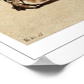 Poster d'art Rembrandt van Rijn Zedign #533 (Coin)