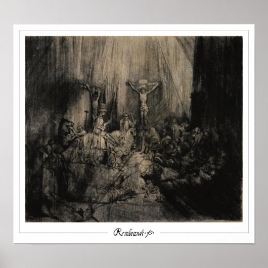 Poster d'art Rembrandt van Rijn Zedign #608 (Devant)