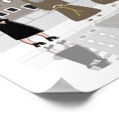 Poster d'art rétro des soeurs catholiques et des m (Coin)