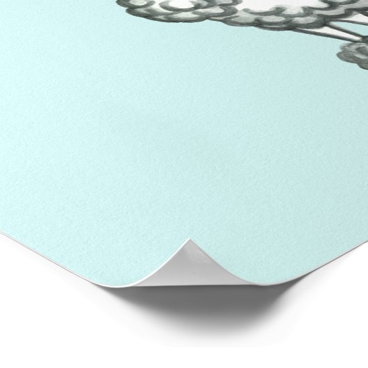 Poster d'art rétro français personnalisé (Coin)