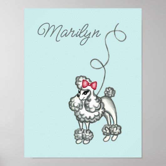 Poster d'art rétro français personnalisé (Devant)