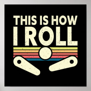 Poster d'Art Retro Pinball #16