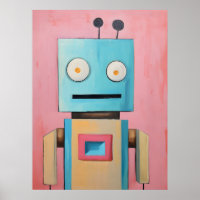 Poster d'art robotique