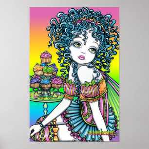 Poster d'art romantique de la coupe de beurre