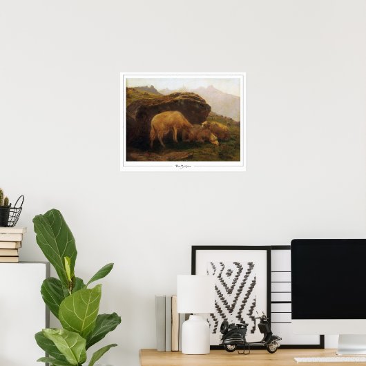 Poster d'art Rosa Bonheur Zedign #67 (Bureau à domicile)