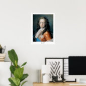 Poster d'art Rosalba Carriera Zedign #2 (Bureau à domicile)