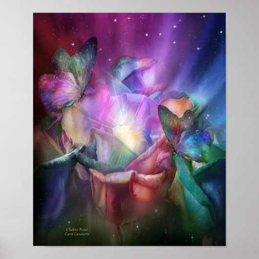 Poster d'art Rose Chakra / Imprimer (Devant)