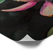 Poster d'art rose Curcuma (Coin)