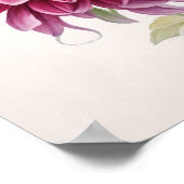 Poster d'art rose Dahlia (Coin)