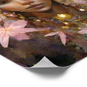 Poster d'art rose Fae 5 Imaginaires (Coin)