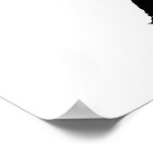 Poster d'art Rose illustré noir et blanc (Coin)