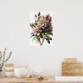Poster d'art rose Rhododendron (Cuisine)