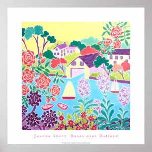 Poster d'art : Roses sur Helford, Cornwall
