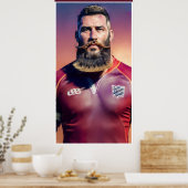 Poster d'art Rugby (Cuisine)