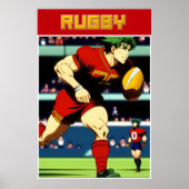Poster d'art Rugby (Devant)