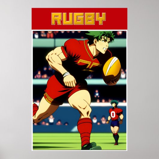 Poster d'art Rugby (Devant)