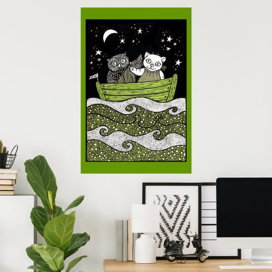 Poster d'art Sail Away (Bureau à domicile)