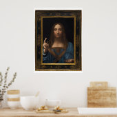Poster d'art Salvator Mundi (Cuisine)