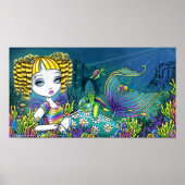 Poster d'art "Sandy" Arc en ciel de la tortue mari (Devant)