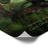 Poster d'art sauvage en pleine croissance / Imprim (Coin)