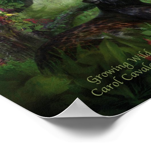 Poster d'art sauvage en pleine croissance / Imprim (Coin)