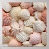 Poster d'art Seashells Seaside (Devant)