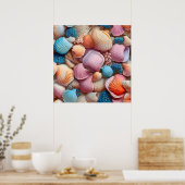 Poster d'art Seashells Seaside (Cuisine)