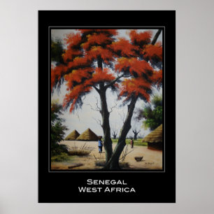 Poster d'art sénégalais