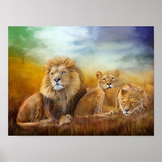 Poster d'art Serengeti Pride/Imprimer (Devant)