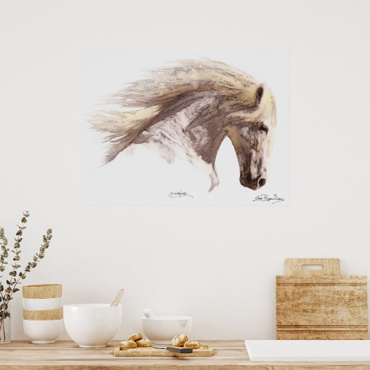 Poster d'art SILVERWIND (aquarelle) (Cuisine)