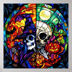 Poster d'art sorcière Steampunk