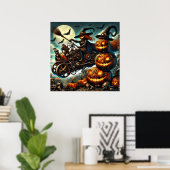 Poster d'art sorcière Steampunk (Bureau à domicile)
